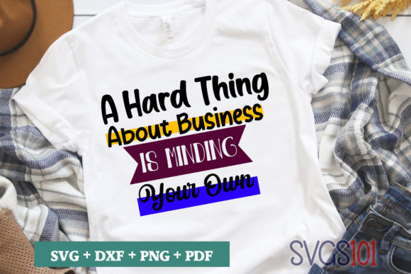 A Hard Thing About Business is SVG