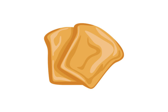 Cute Original Wheat Bread Illustration