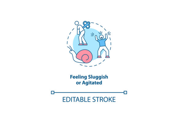 Feeling Sluggish and Agitated Icon