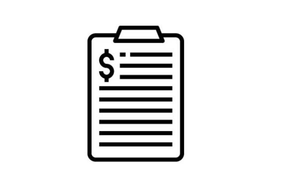 Financial Report Embroidery Design