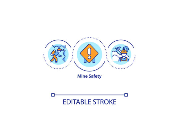 Mine Safety Concept Icon