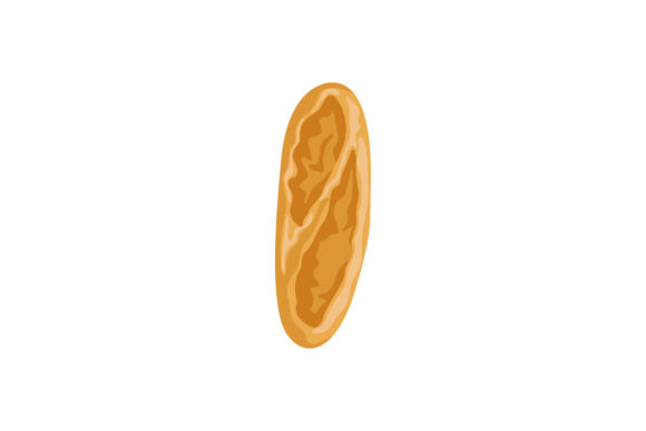 Original Baguette Bread Illustration