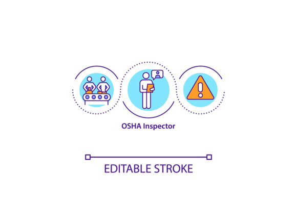 OSHA Inspector Concept Icon