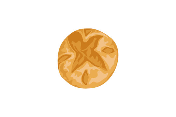 Sweet Kaisersemmel Bread Illustration