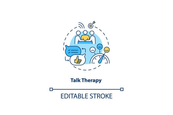 Talk Therapy Concept Icon